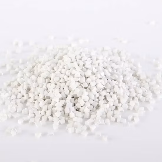 Fabricante PE PP plástico Ti02 Masterbatch branco para filme/tubo/produtos plásticos/recipientes